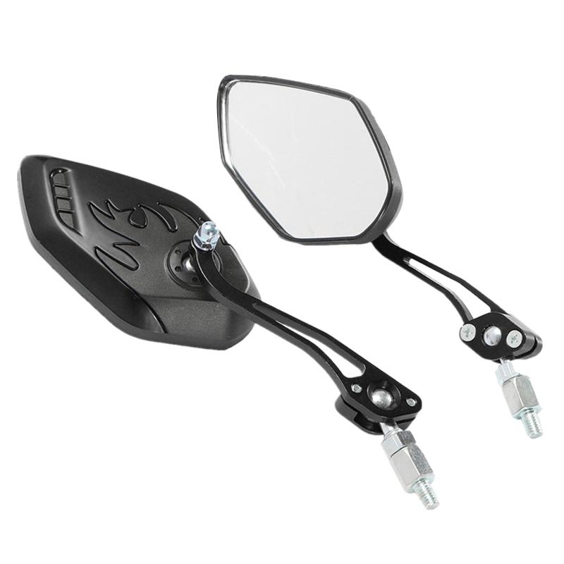 

Bar End Bike Mirror, Automotive Grade Glass Lens E-Bike Motorcycle Mirrors, Scratch Resistant, Safe Rearview Mirrors чёрный