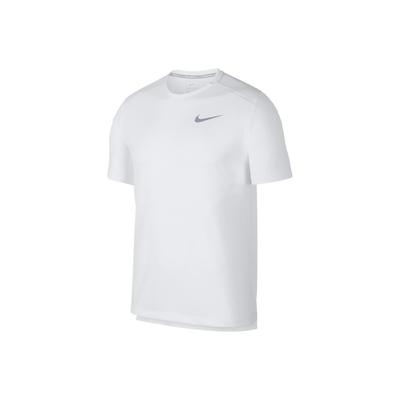 Dri-Fit Miler Running Quick-Dry Crew Neck T-Shirt Men Tops White AJ7566-100