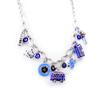 NOA [H8986] - 'So British' Blue Designer Necklace