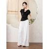 Sancai New Chinese Style Tie-Dye Wide-Leg Pants