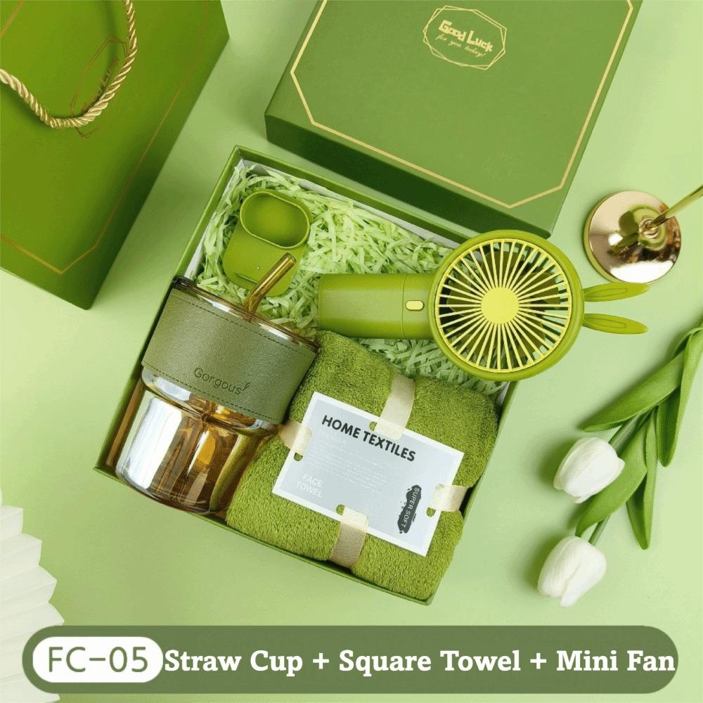 Fan/Towel/Cup Souvenir Gift Set Stylish Design Gift Box Set Practical Gift Sets  Personalized Gifts
