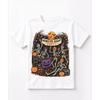 Halloween Kids Graphic Tee Skeleton Monster Night Party Print Boys Girls Casual Top