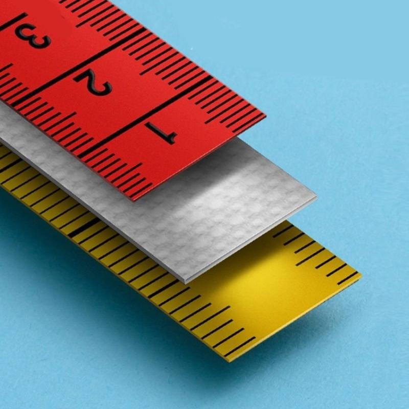 1.5 Meter Tear Resistant Measuring Tape Colorful Snap Markers Soft Tape Measure For Precisions In Tight Space