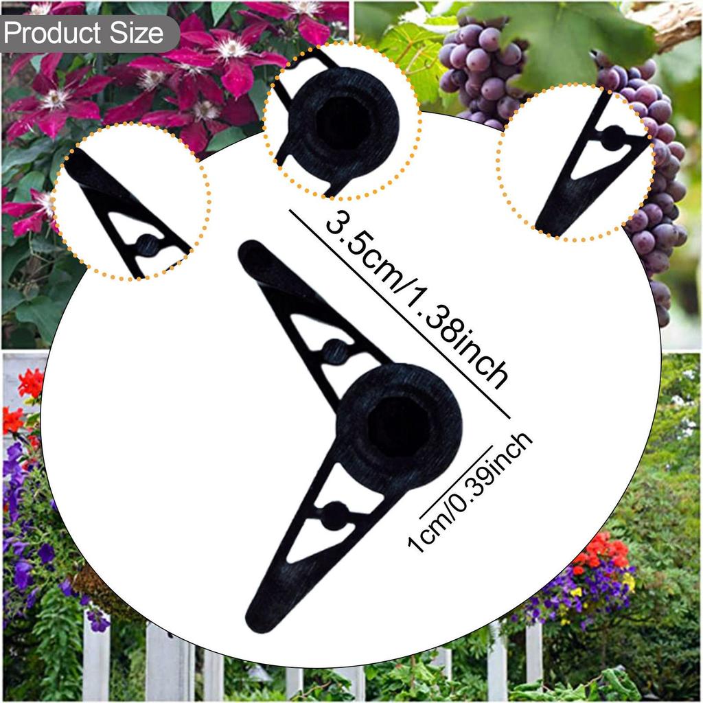 10 Pack of Adjustable Clips for Plant Stem Training In Gardens