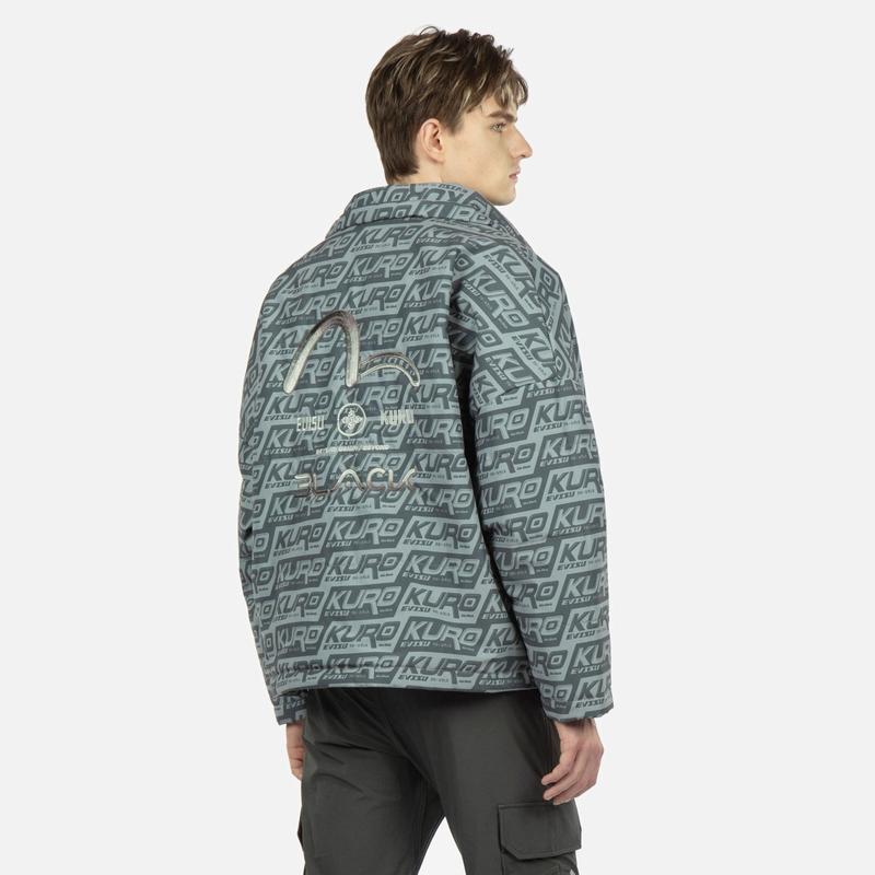 EVISU Jackets Men's Multicolor Stand Collar Moderate Other 2EAGNM2JK709LFPQ