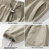 Huili Men's Pants, Summer Lightweight Casual Trousers, Ice Silk Hiking Cargo Pants, Sports Pants for Me