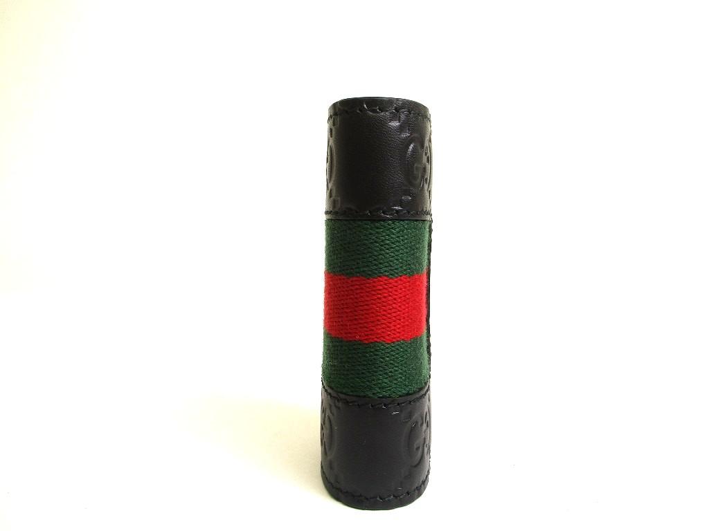 Authentic GUCCI Guccissima Black Leather 6 Pics Key Cases #a781  Refurbished
