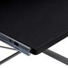 L shaped Computer Desk Black 132 x 112 x 99 cm Engineered Wood