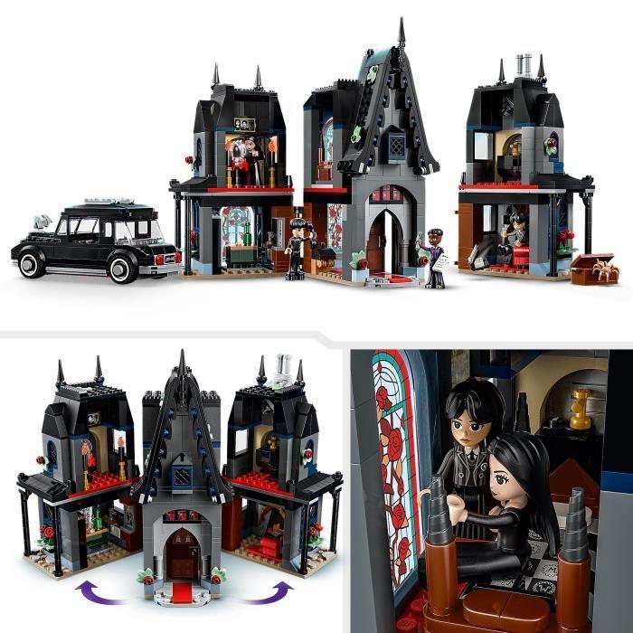 LEGO Mercredi 76786 Exclu Cdiscount Le Manoir de Morticia - Jeu de Construction dès 10 ans - Mini-Poupées