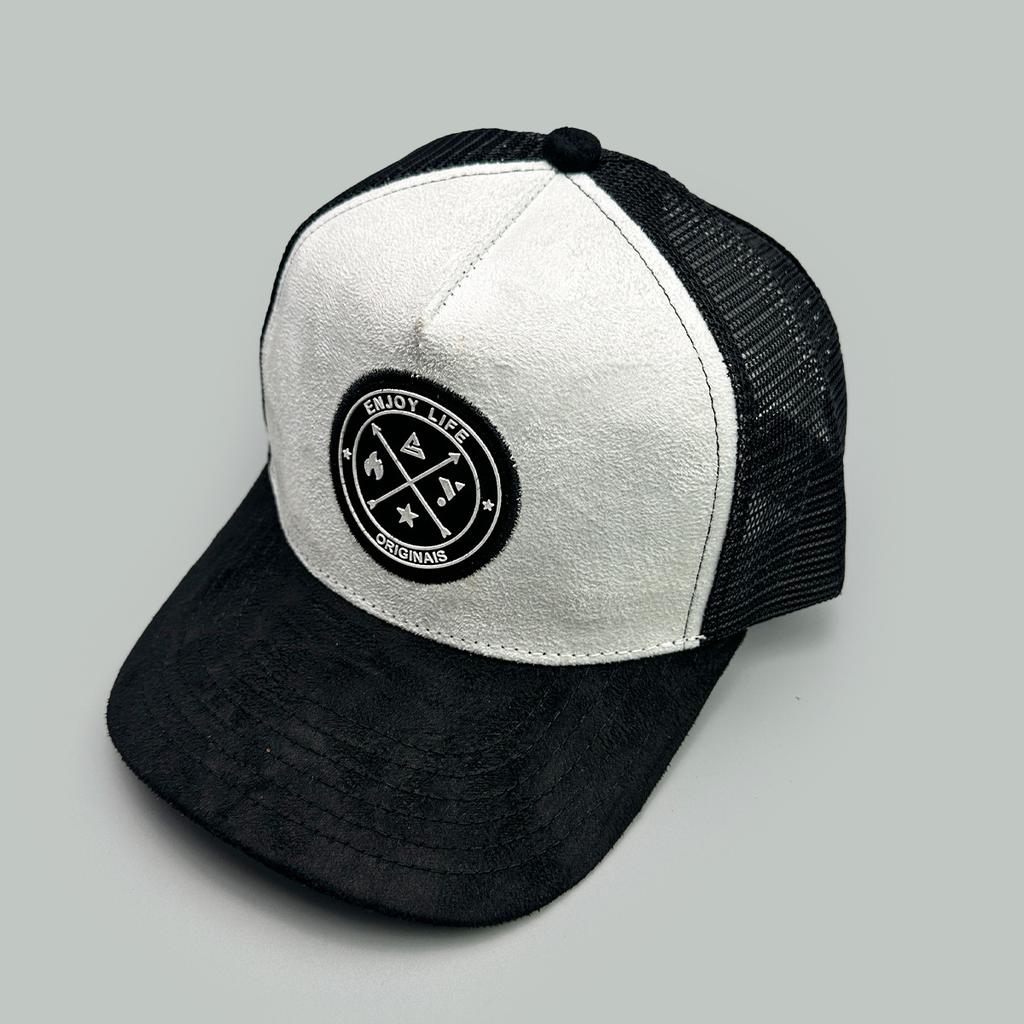 Patch Contrasting Color Hardtop Breathable Baseball Cap Men And Women British Retro Sunshade Versatile Truck Hat