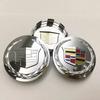 4pcs 83mm Sliver Color ABS Car Wheel Center Hub Caps Cover Emblem Fit for Cadillac Escalade Steel Wheel Hub Cover Oem 9595891