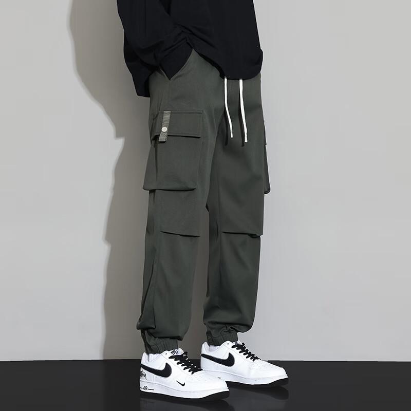 Men's American Style Multi-Pocket Cargo Joggers