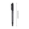 Small double headed outlining pen 120 black waterproof quick drying marker pen ultra fine oil based marker pen for art painting wholesale