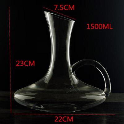 Shangqi Slanted Mouth Glass Wine Decanter