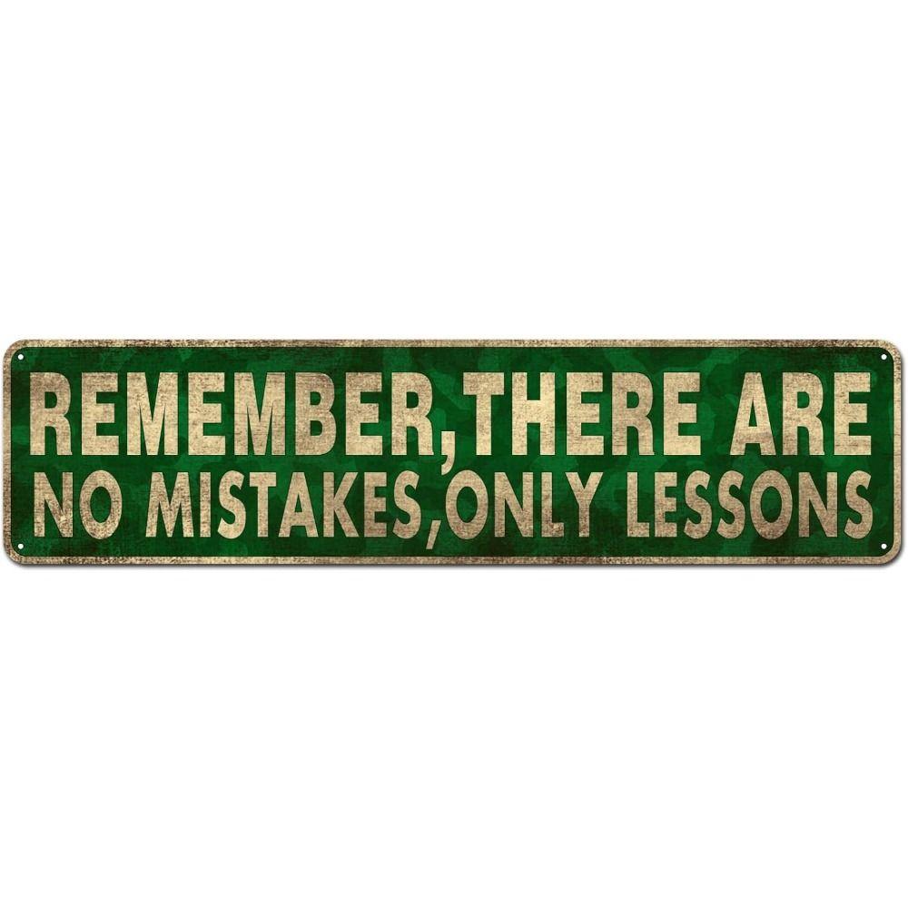 Inspirational Quote Metal Tin Sign Motivational Wall Poster