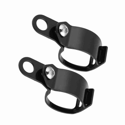 Кронштейн для кріплення ліхтаря повороту мотоцикла, 2 шт., підходить для передньої вилки скутера 30-45 мм (Чорний)
