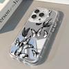 Black Butterfly Pattern Phone Case For iPhone 11 12 13 14 15 16 17 Pro Max 7 8 Plus XR X XS Max 16E 17E Luxury Mirror Back Cover