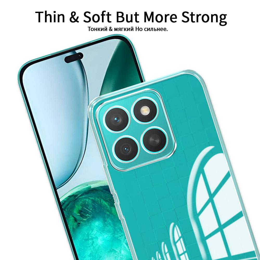 For Honor X8C X9C 5G Case Fashion Clear Soft Silicone Phone Case For Honor X9C 5G Transparent Shockproof Protect Cover Bumper