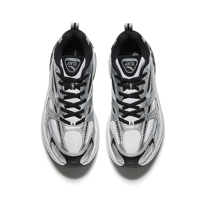 Anta Running Shoes Men White Black Blue 912445501-4