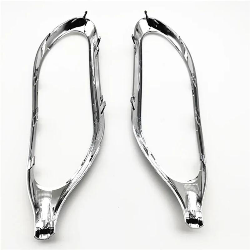 A51K-2 STÜCK Stoßstange Auspuffrohr Abdeckung Zierleiste Silber Kunststoff Für Mercedes Benz S-Klasse W222 S320 S350 S400 S450 A2228852900 A2228853