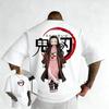 Demon Slayer Anime Printed Men, Women T-shirt Casual pure cotton Top Fashion Street Wear Summer Harajuku Style Y2K Breathable