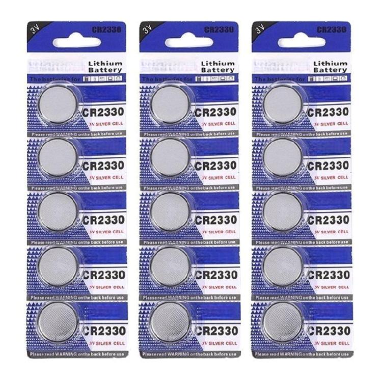 Pack of 5/10/15/20/25/30pcs CR2330 Button Cell Battery for Automotive Remote