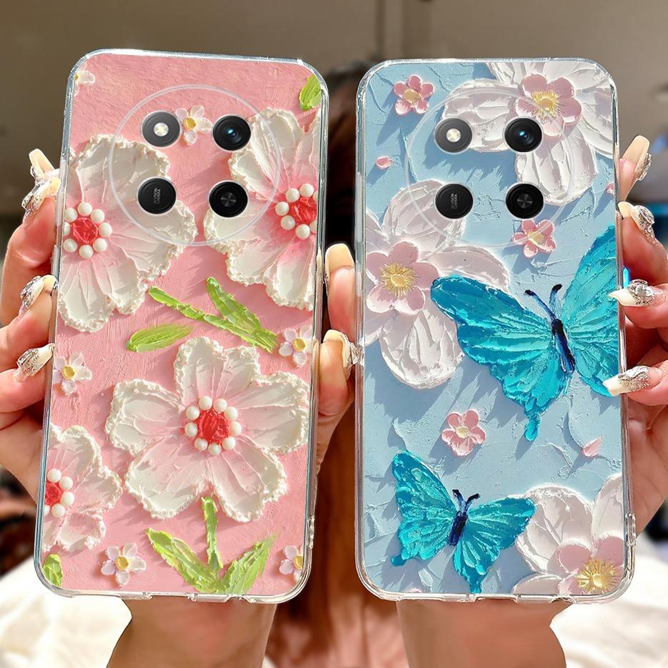 For Honor X9C Case Magic 7 Lite BRP-NX1 New Luxury Painted Cover Soft Slim Phone Case For Honor Magic7 Lite HonorX9C Smart Shell