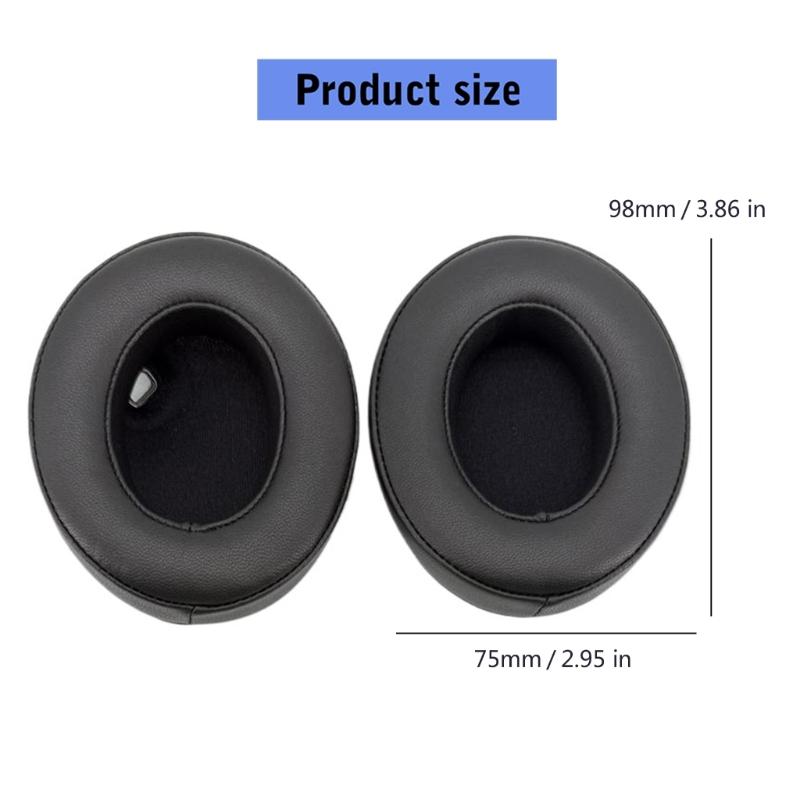 Sheepskin Earpads Earmuff for WH-1000XM4 1000XM4 Headphones Active Noise Cancelling Lambskin Ear Cushions Earpad Set