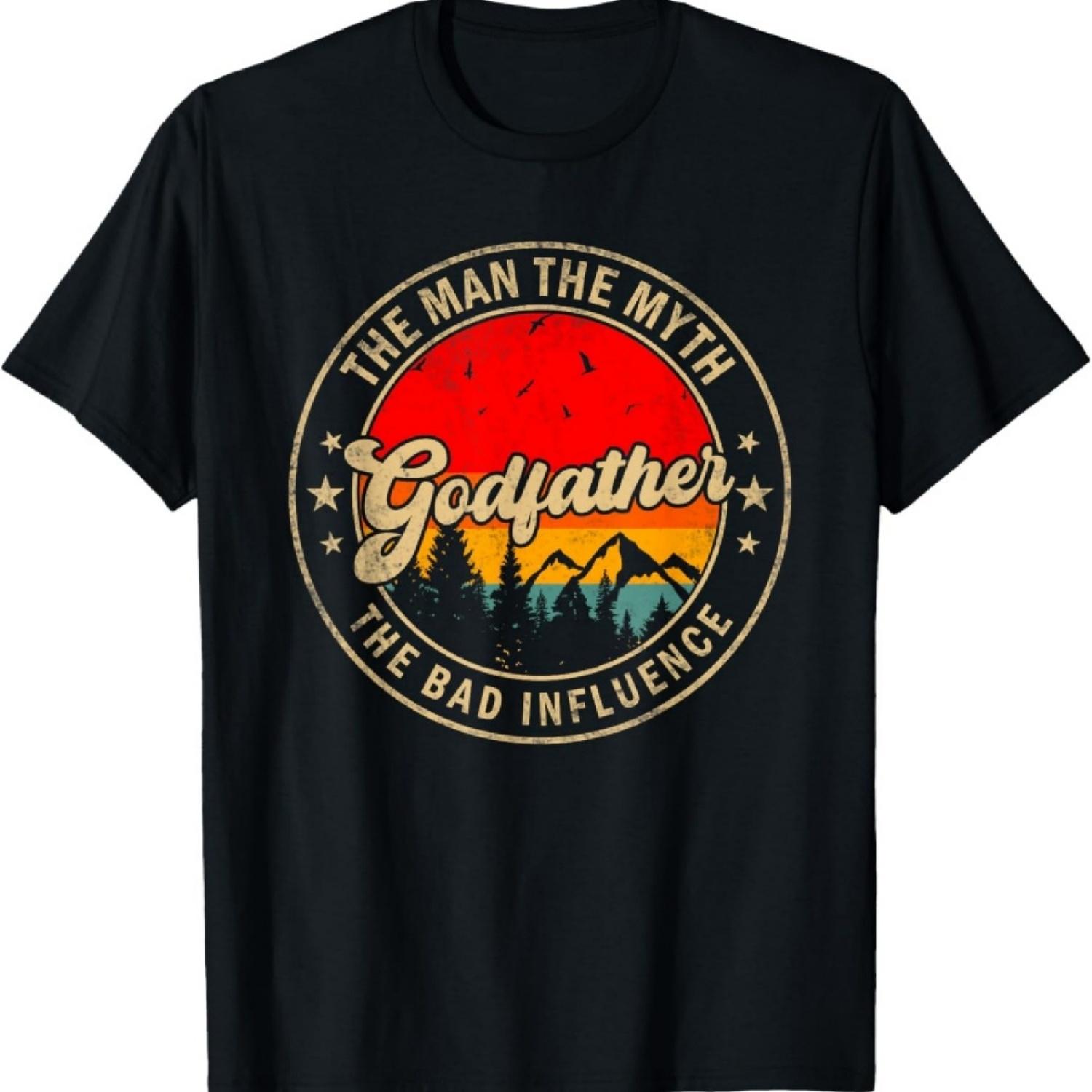 Крестный отец Человек Миф Плохое влияние для дедушки Футболка S