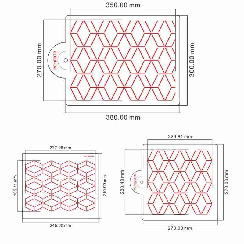 270x270mm XYAM Geometric Pattern Cake Stencil Plastic Lace Cake Boder Stencils Mould Tool Cake Tools 270x270mm XYAM Geometric Pattern Cake Stencil Plastic Lace Cake Boder Stencils Mould Tool Cake Tools