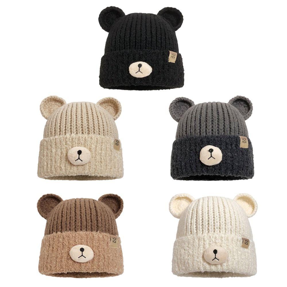 Winter Warm Beanie Hat Thick Slouchy Bonnet Fashion Leisure Cap  for  Women