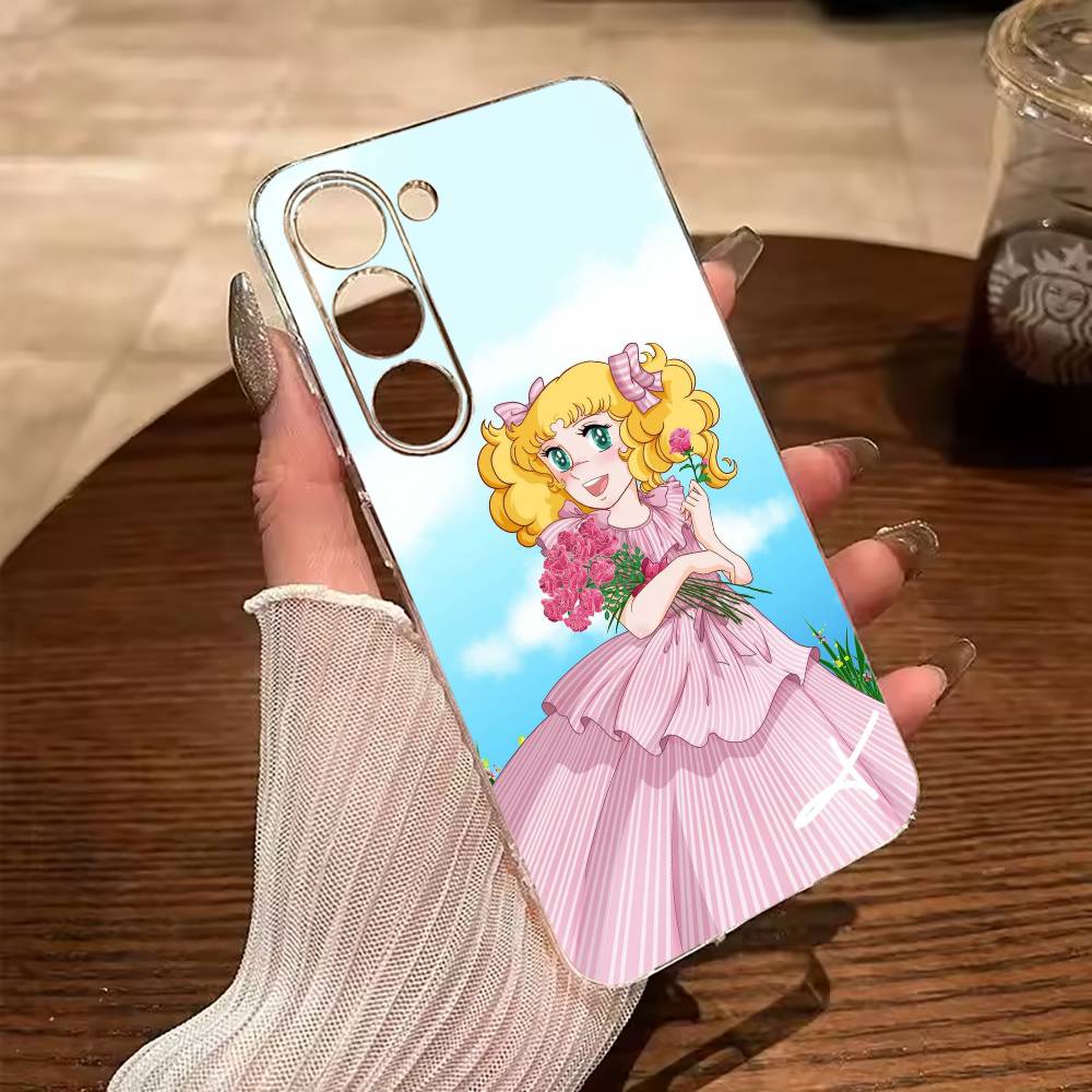 Classic Cartoon-Sweet C-andy C-andy Phone Case For Samsung Galaxy A71,A70,A52,A51,A40,A30 Transparent Cover