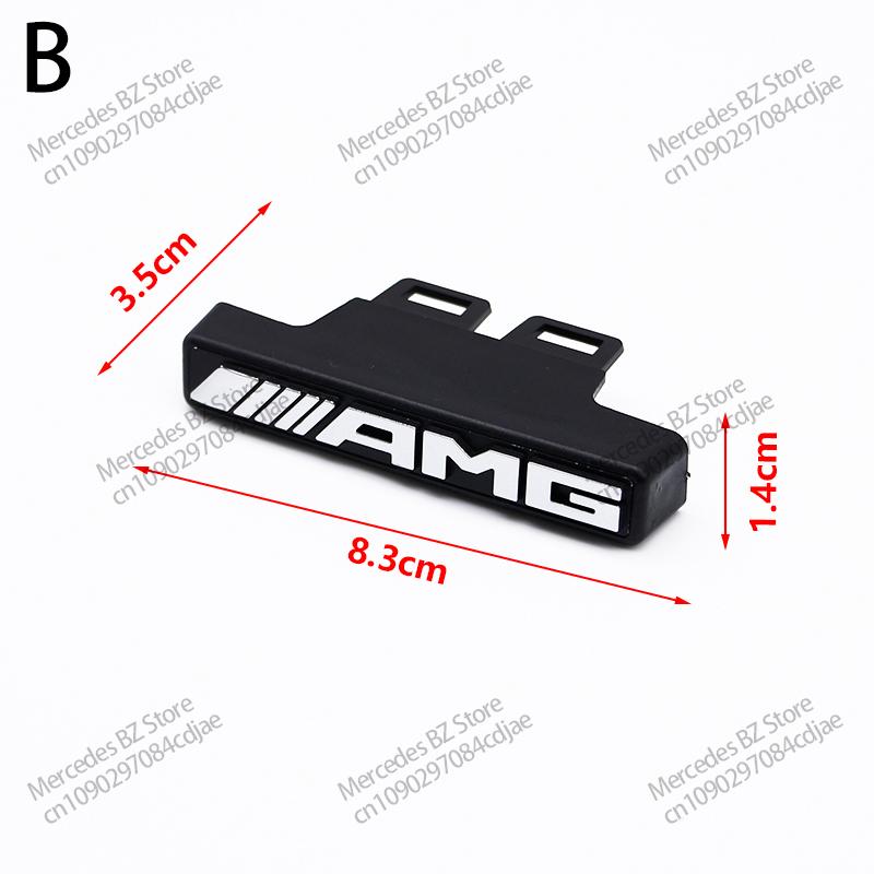 1pc ABS AMG Grill Grille Emblem For AMG Mercedes-Benz W463 W464 W461 G63 G65 Grille Sticker Emblem Badge Sticker Car Accessories