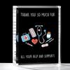 Thank You Doctor" Acrylic Plaque - Perfect Gift for Doctors & Nurses, Decorative Tabletop Sign for Home & Office, Nurse Appreciation Gifts, Nurseri