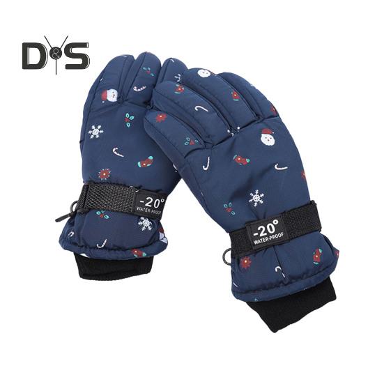 

Дитячі зимові рукавички Теплі термолижні рукавички Вітрозахисні снігові рукавиці для холодної погоди Катання на сноуборді Катання на лижах Піший туризм Велоспорт королівський синій колір