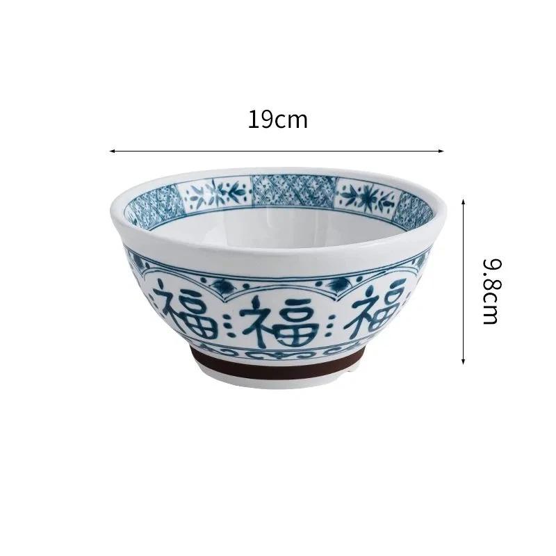 Ciotola Ceramica Tradizionale Cinese Moderna – Ciotola per Noodles & Riso per la Casa