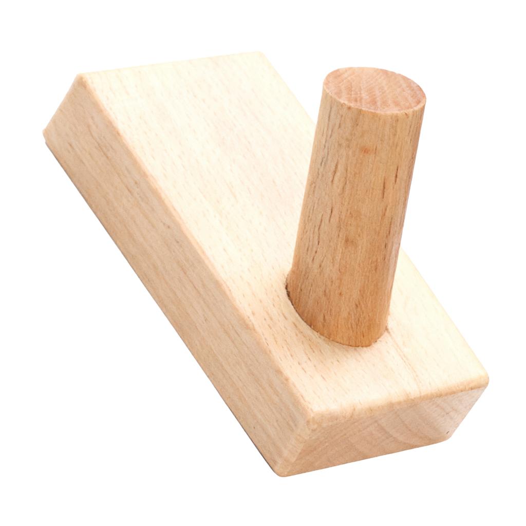 Wood Wall Hook Orderly Storage Smoother Surfaces Beautiful Practical Coat Hooks for Living Room Bedroom Kitchen