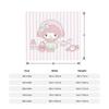 My Melody Kawaii Flannel Throw Blanket Blanket for Bed Bedroom Ultra-Soft Bedding Throws
