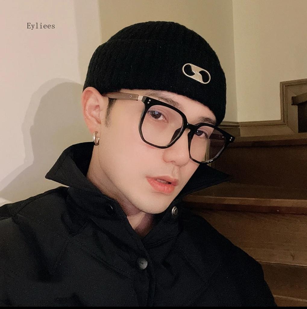 Trendy Anti Blue Light Wooden Grain Leg TR90 Myopia Glasses, Men Women Big Square Blue Ray Blocking for Computer Glass Frames