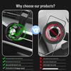 Universal Magnetic Car Phone Holder for Central Control Display - Non-Damaging Stand