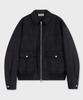 Glw Vegan Leather Suede Blouson Black