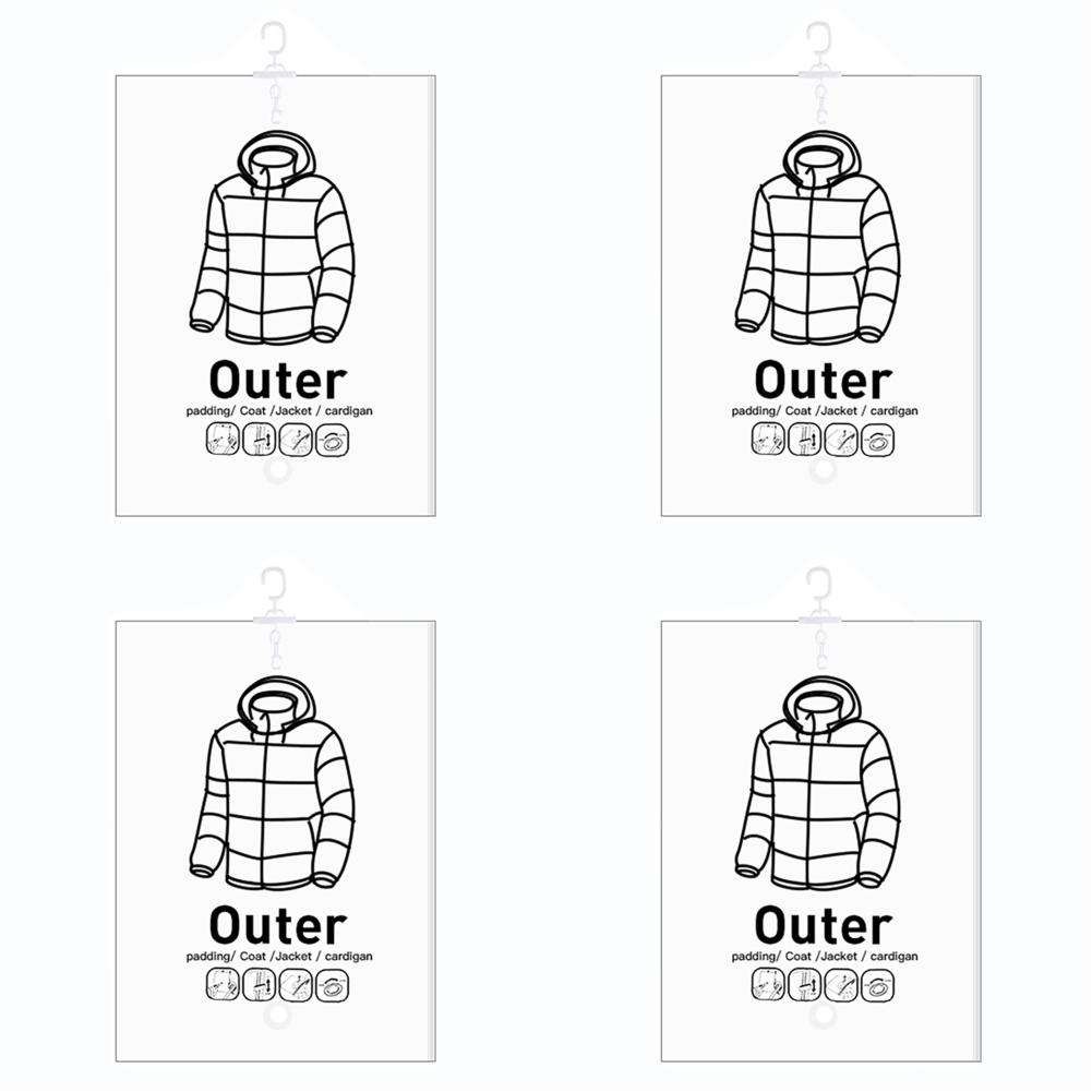 Hanging Vacuum Bag Clothes Organizer Bag Dustproof Clothes Vacuum Storage Bags Wardrobe Quilt  Compression Empty Pump Bags