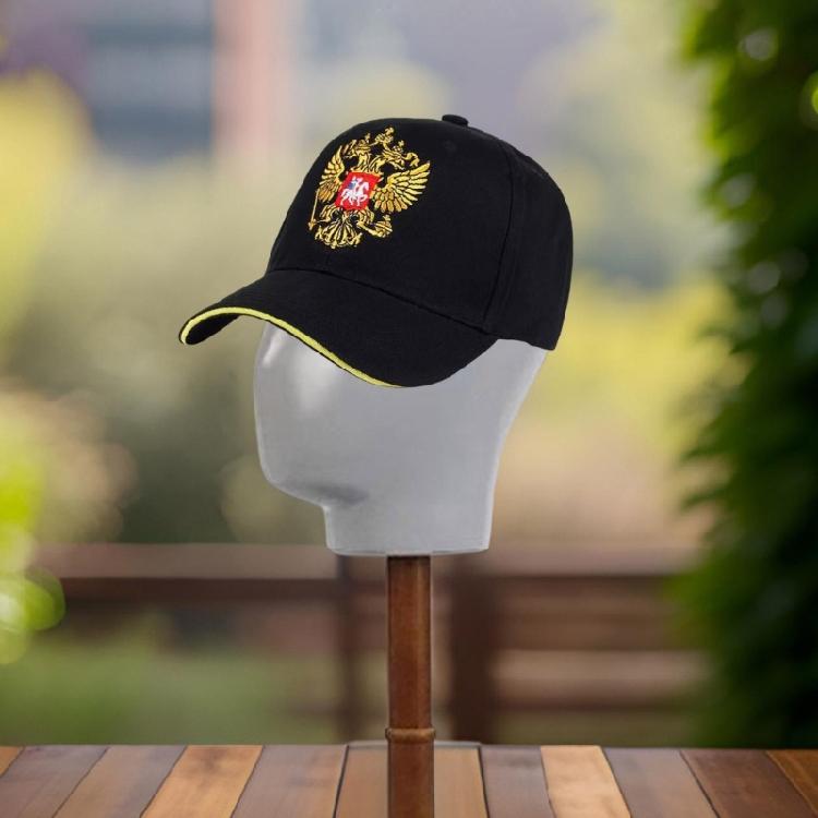 Comfortable Cotton Baseball Caps with Embroidery Russian Emblem for Travel and Leisure Event Women Men Unisex Sun Hat
