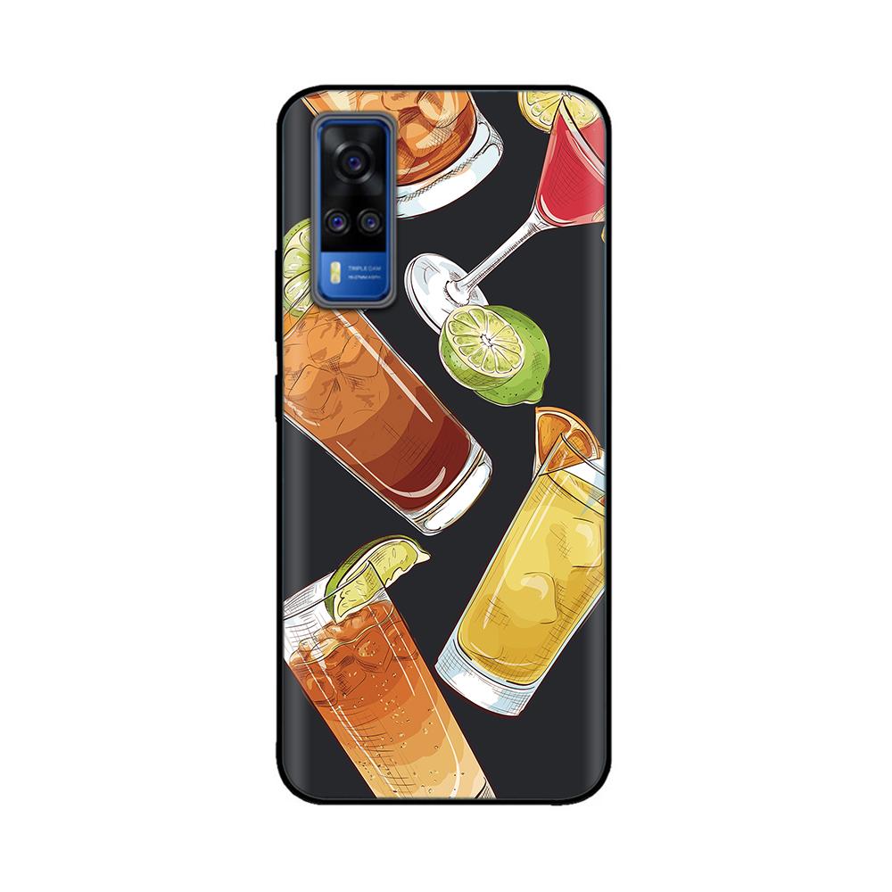 Für vivo Y31 2021 Hülle Weiche Schwarze Silikon Rückabdeckung Fundas Für Vivo Y51a Y51 2020 Dezember V2030 Y 51 VivoY31 V2036 Handyhülle