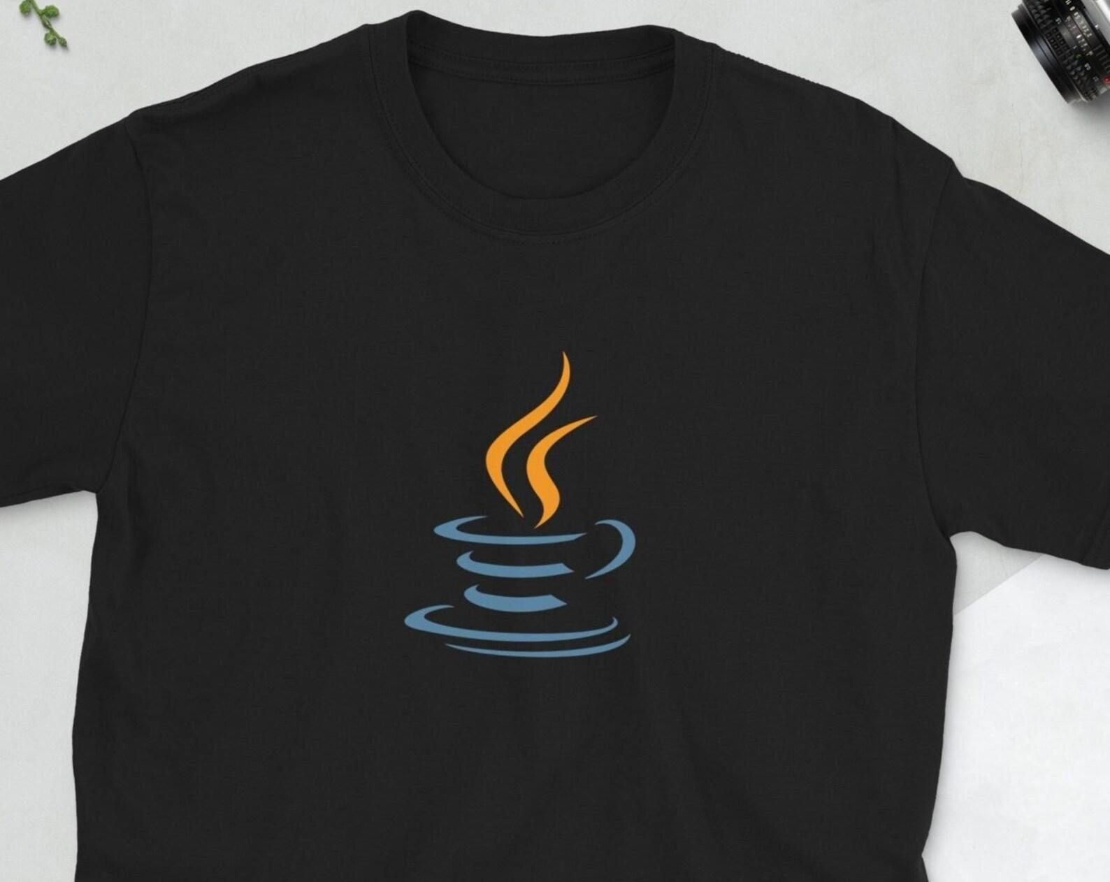 Programmer Shirt, Java Programming Shirt, Coder Gift, Gift for Software Developer, Java Programmer Shirt, Java Logo Shirt, Software Engineer S