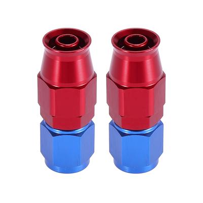 X AUTOHAUX Hose End Fitting Hose End Fitting Hose Fitting 6061 Aluminum Alloy 0
