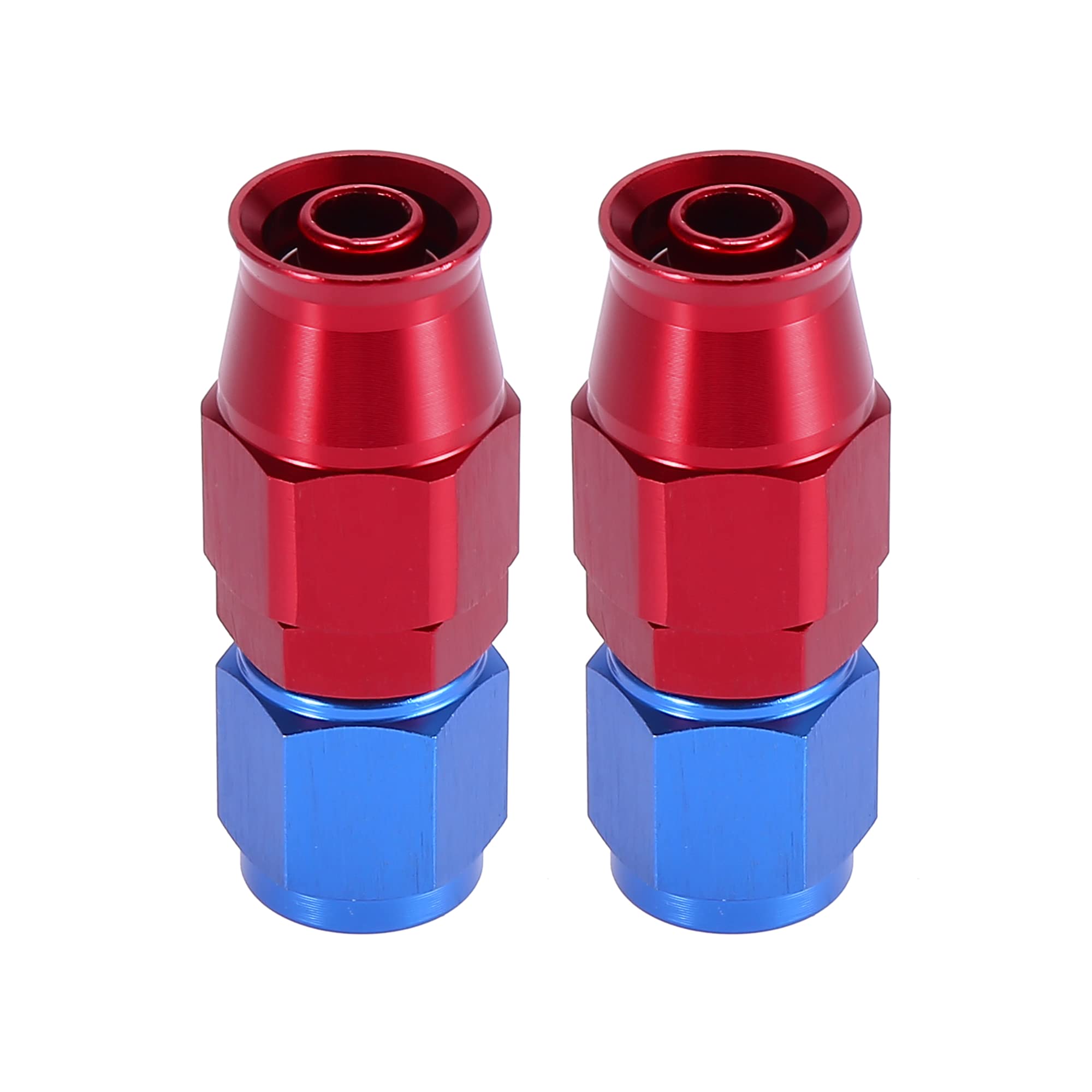 

X AUTOHAUX Фитинг для шланга Фитинг для шланга Фитинг для шланга Сплав алюминия 6061 0 AN6 красный