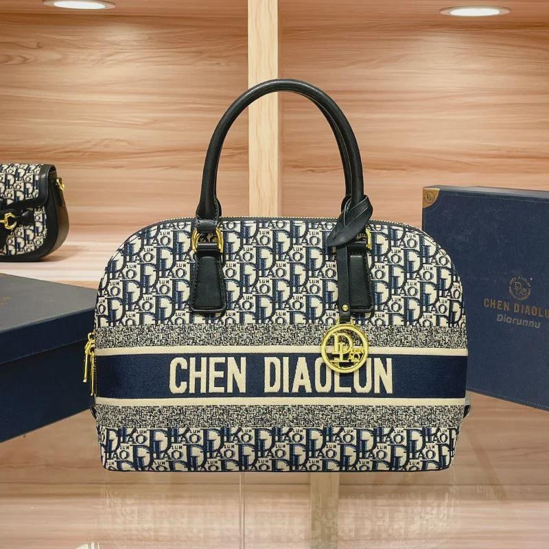 2024 Women's Large Capacity Boston Pillow Printed Tote Handbag