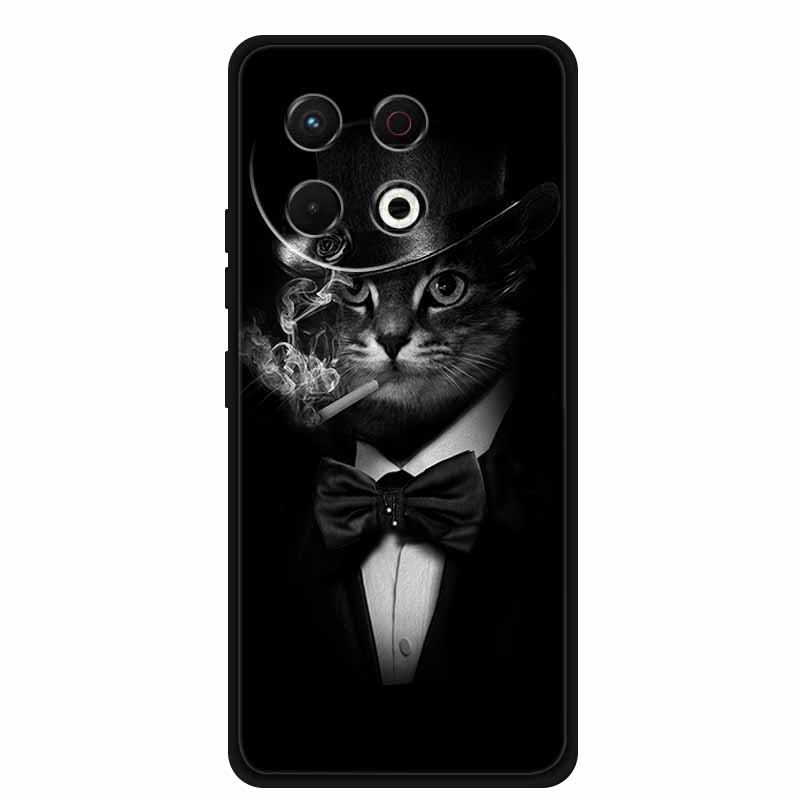 Für Tecno Spark 30 Pro 4G Hülle Spark30 Pro Hülle Schwarzes Silikon Weiche Rückseite Hülle Für Tecno Spark 30 Pro Handyhülle 30Pro Tasche