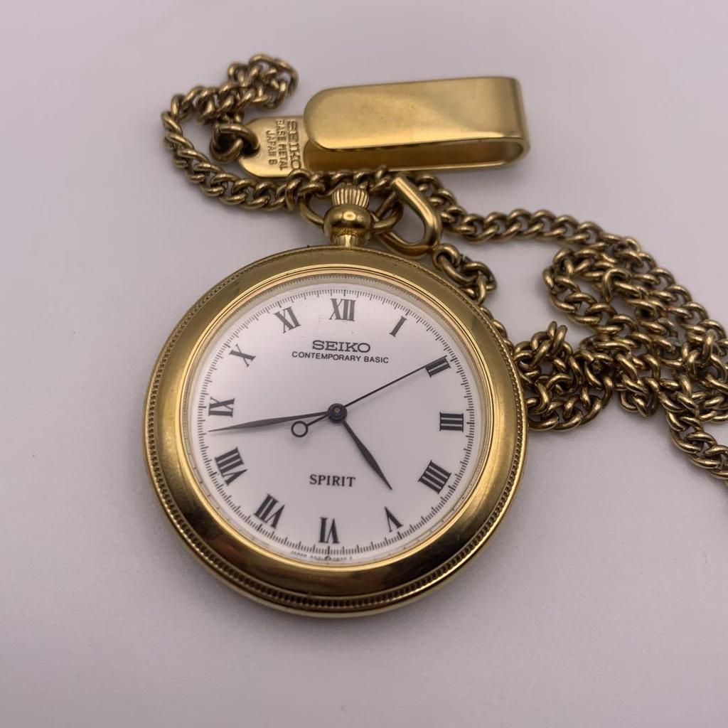 [USED] Seiko Spirit Pocket Watch Contemporary Basic